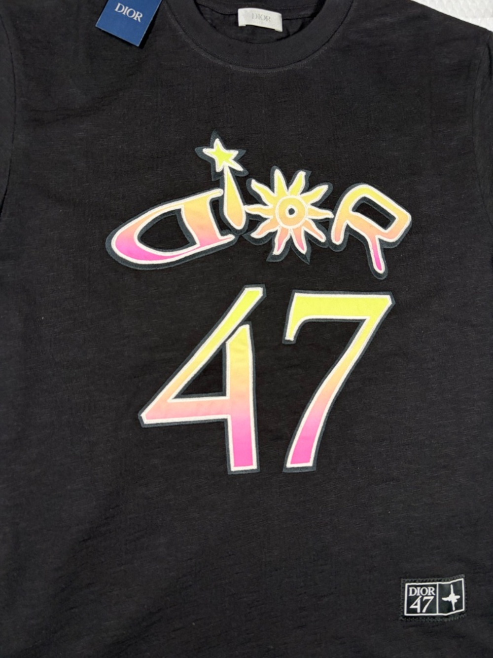DIOR MEN'S 47 BLACK LEWIS HAMILTON EDITION T-SHIRT SIZE SMALL REGULAR EXCELLENT - Picture 4 of 8